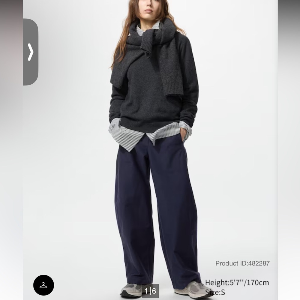 Uniqlo Jersey Barrel Pants